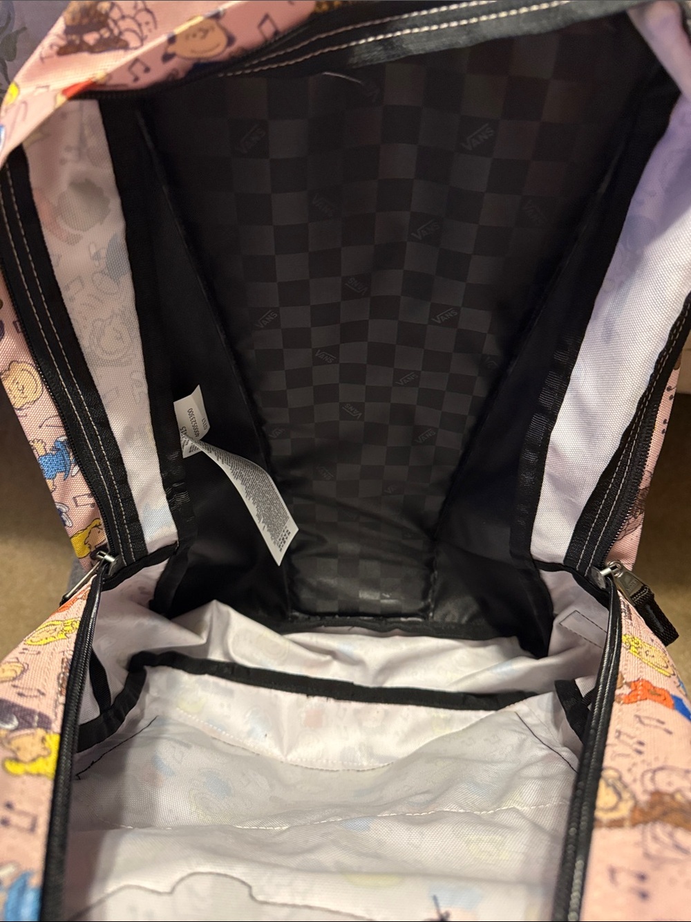 Vans Peanuts Character Print Backpack - Picture 6 of 7